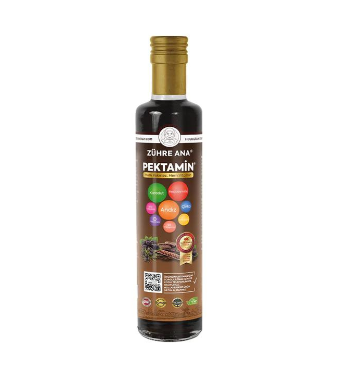 Mixture of blackberries, carob and oat molasses (fortified with vitamins) 350 ml - Zahrat Ana