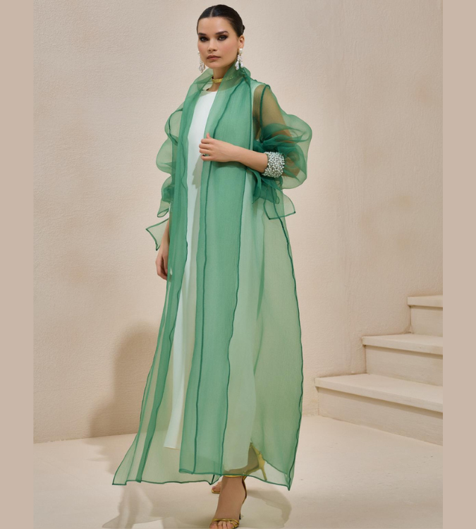 Valeria organza abaya
