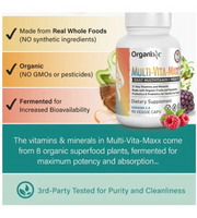 Organix Multivitamins &amp; Minerals 90 Capsules
