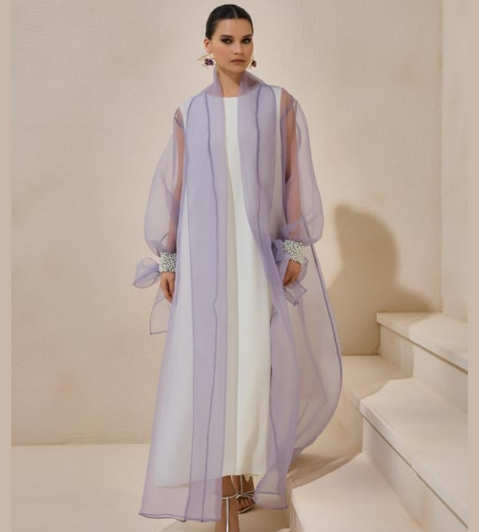 Valeria organza abaya