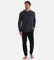 Men's long-sleeved modal pajamas