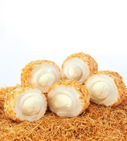 سلطان راحة تركية محشوة بالقشطة ومغطاة بالكنافة – 500 جرام