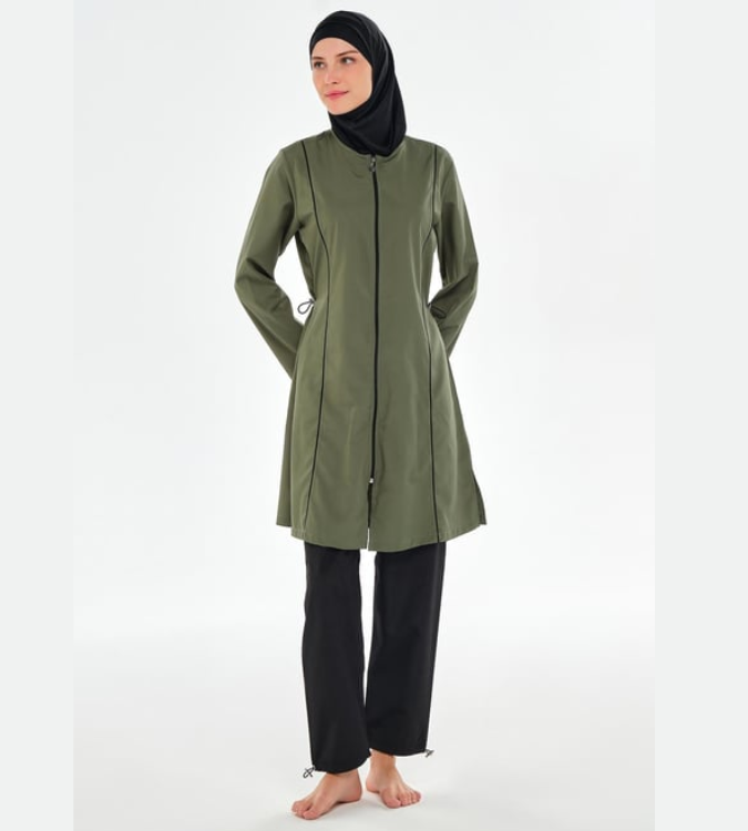 Modest design long sleeve burkini - lightweight, stylish and suitable for swimming