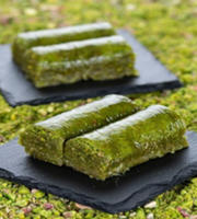 Luxury Pistachio Sarma - Roll with thin dough and soft and coarse pistachio filling