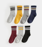 LCY Kiki Striped Socks Set (7 Pieces) for Boys