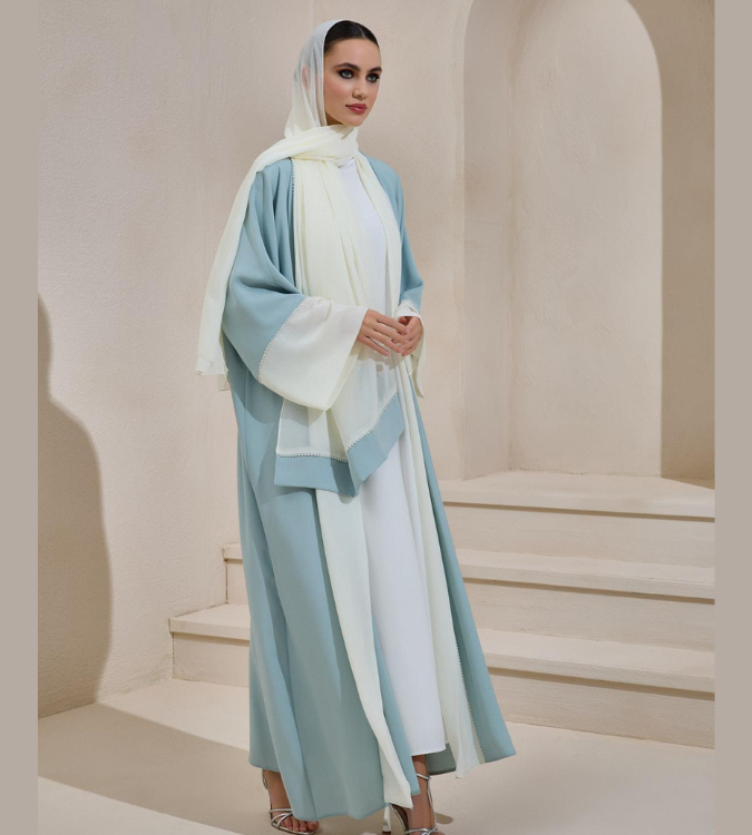 Ramadan Abaya with Luxurious Design and Scarf