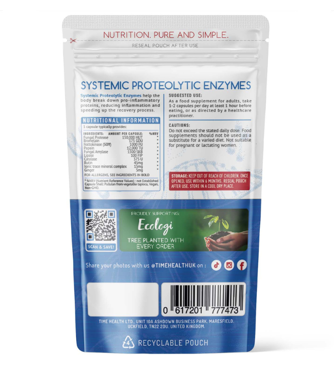 Time Proteolytics Enzymes 60 Capsules