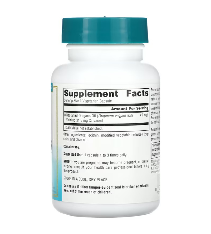 Wild Oregano Oil Extract 60 Capsules