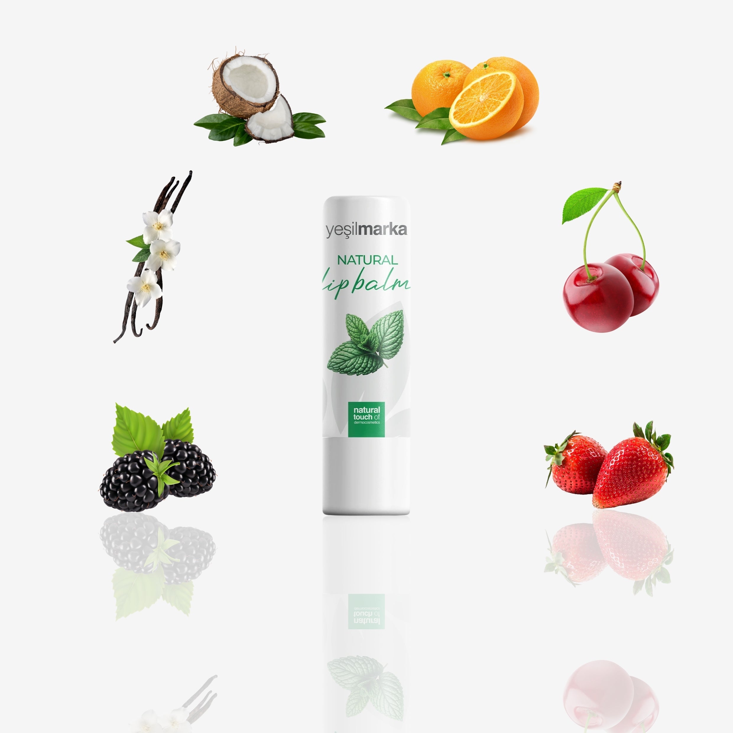 Natural lip balm from Yeshil brand