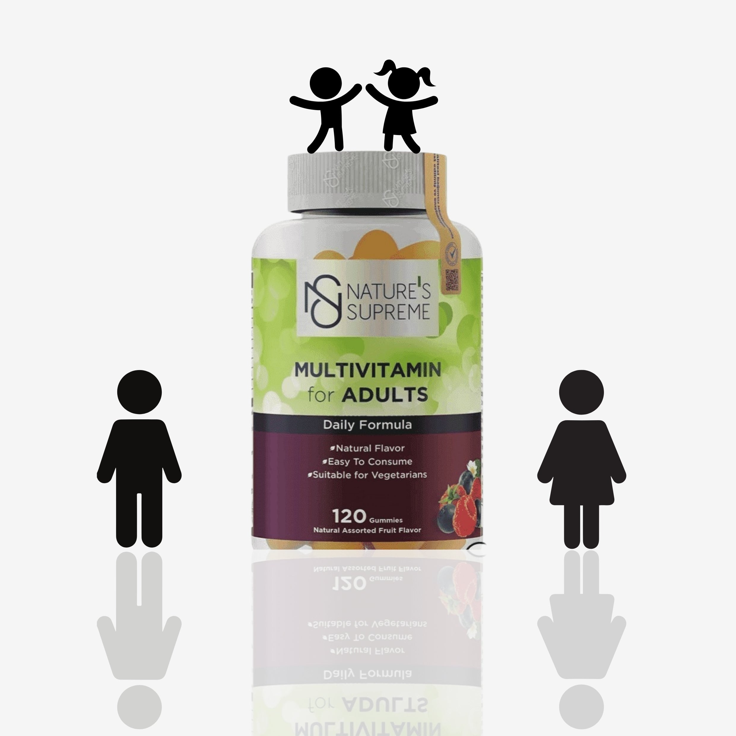نيتشرز سوبريم – مكمل غذائي متعدد الفيتامينات للرجال والنساء والاطفال