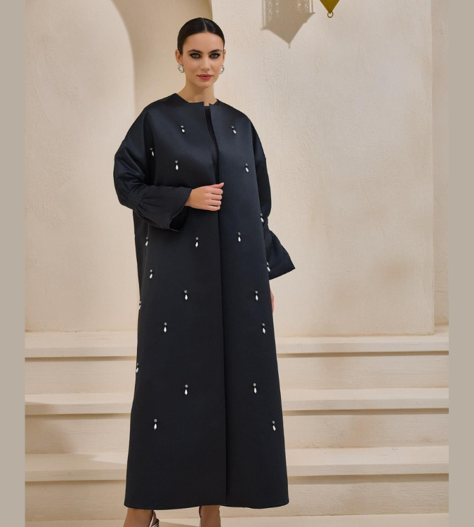 Bella satin abaya