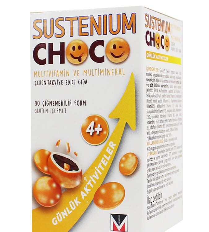 Chocolate chewable multivitamins for children