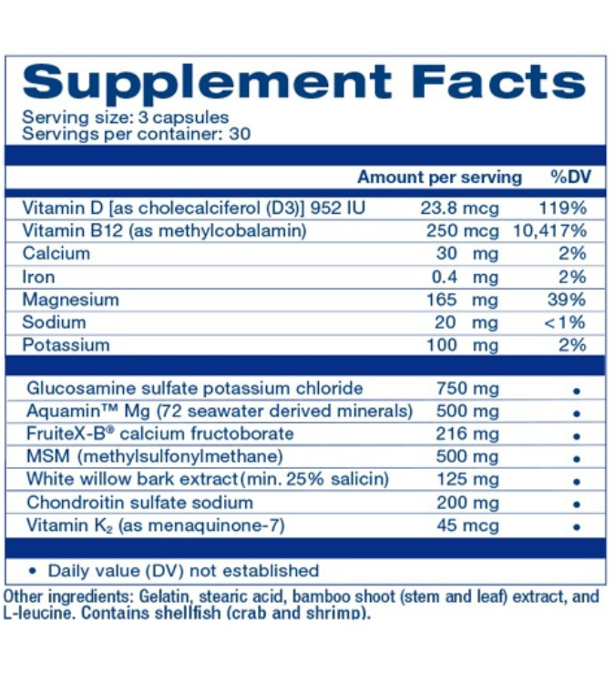 Ultra Concentrated Joint Support Supplement 90 Capsules