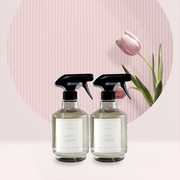 مجموعة من 2 قطع من الكتان الناعم لغرفة الغسيل