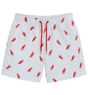 شورت سباحة رجالي باستايل Frill Wave بطبعة سرطان البحر