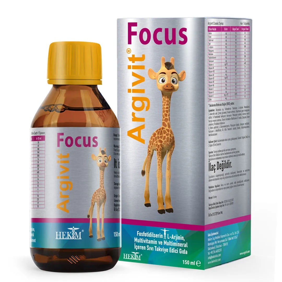 ArgiVite Focus Syrup - Supports Intelligence, Growth, and Immunity for Children | 150ml