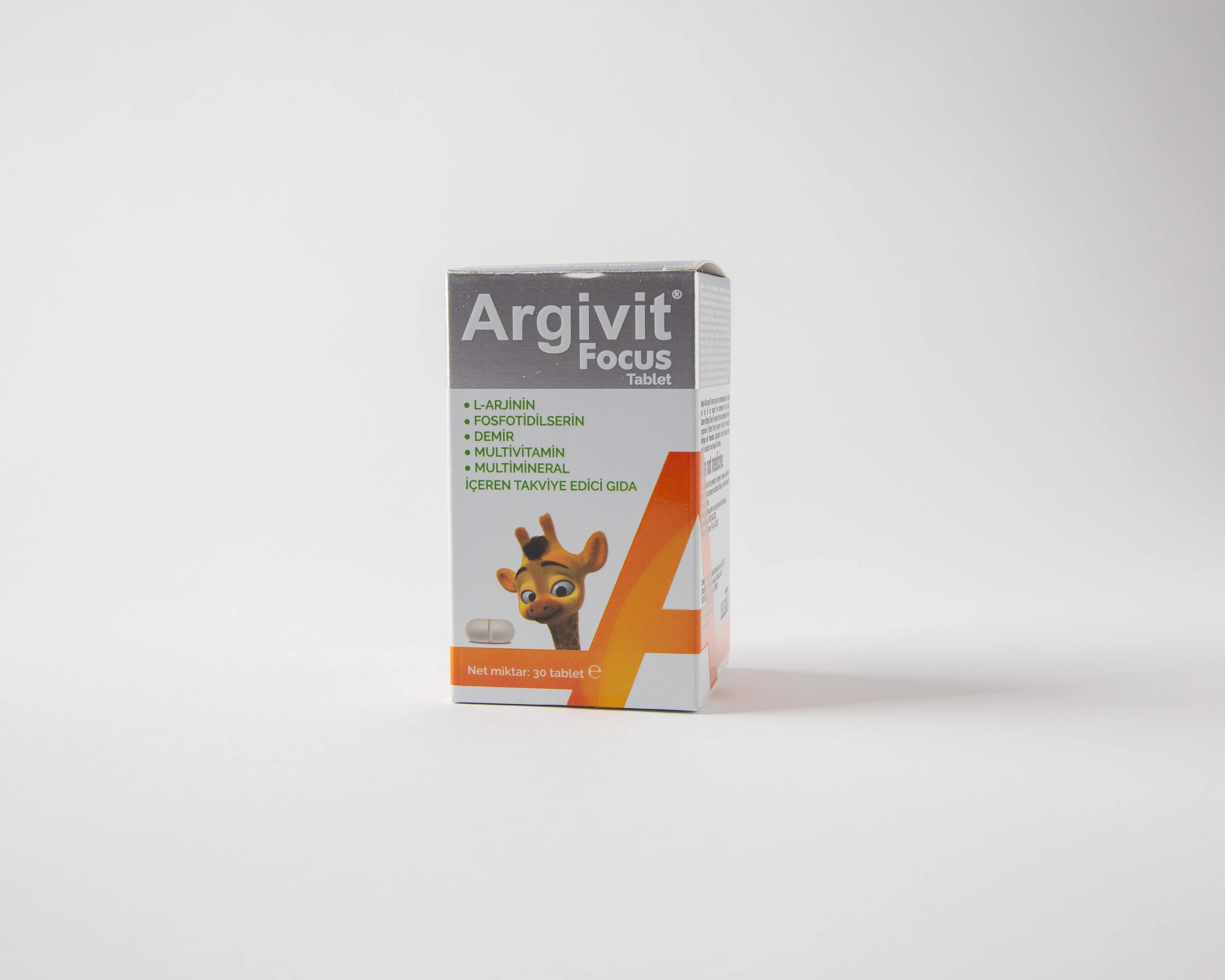 ArgiVite Focus – Food supplement to increase height, enhance concentration and immunity | 30 tablets