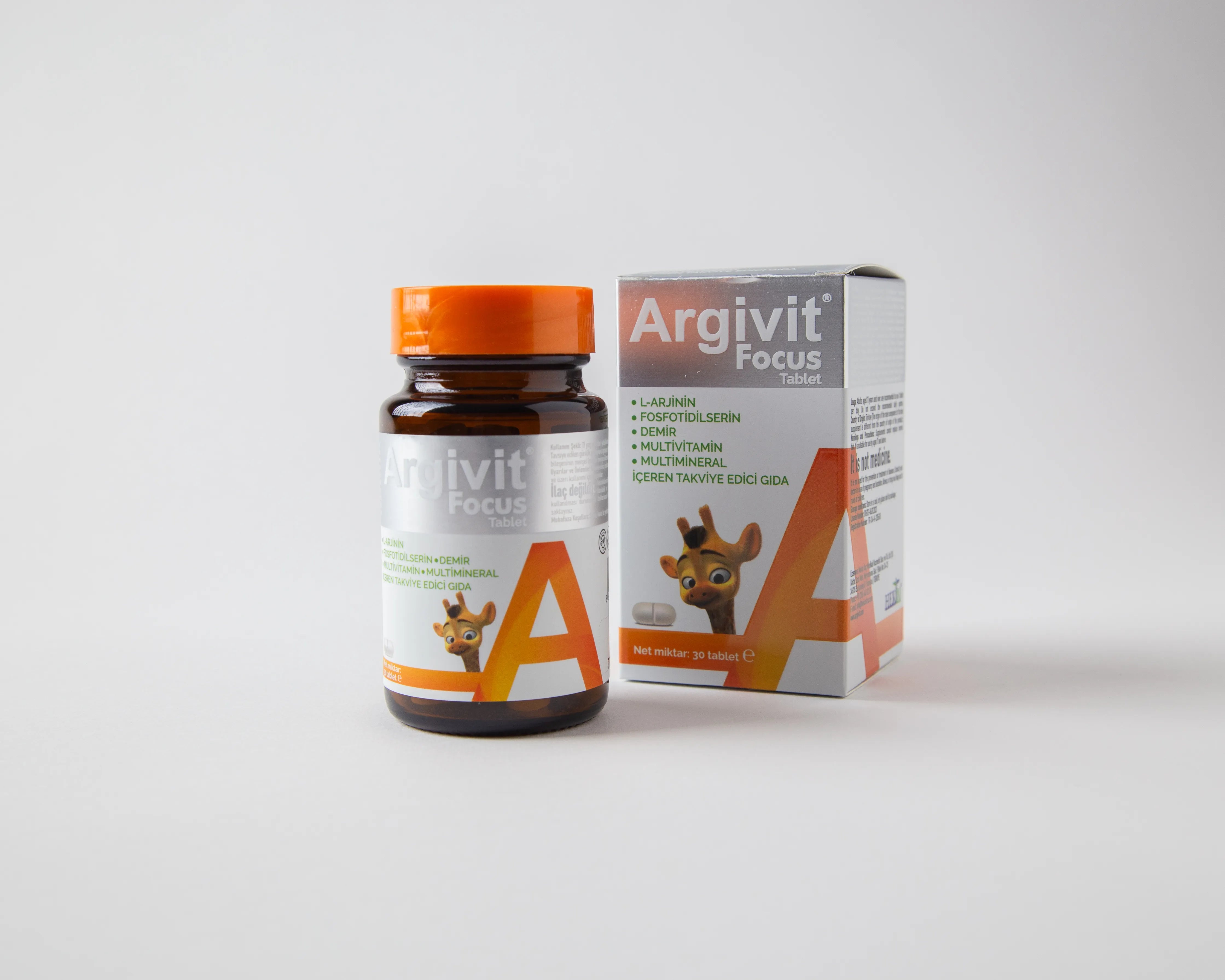 ArgiVite Focus – Food supplement to increase height, enhance concentration and immunity | 30 tablets