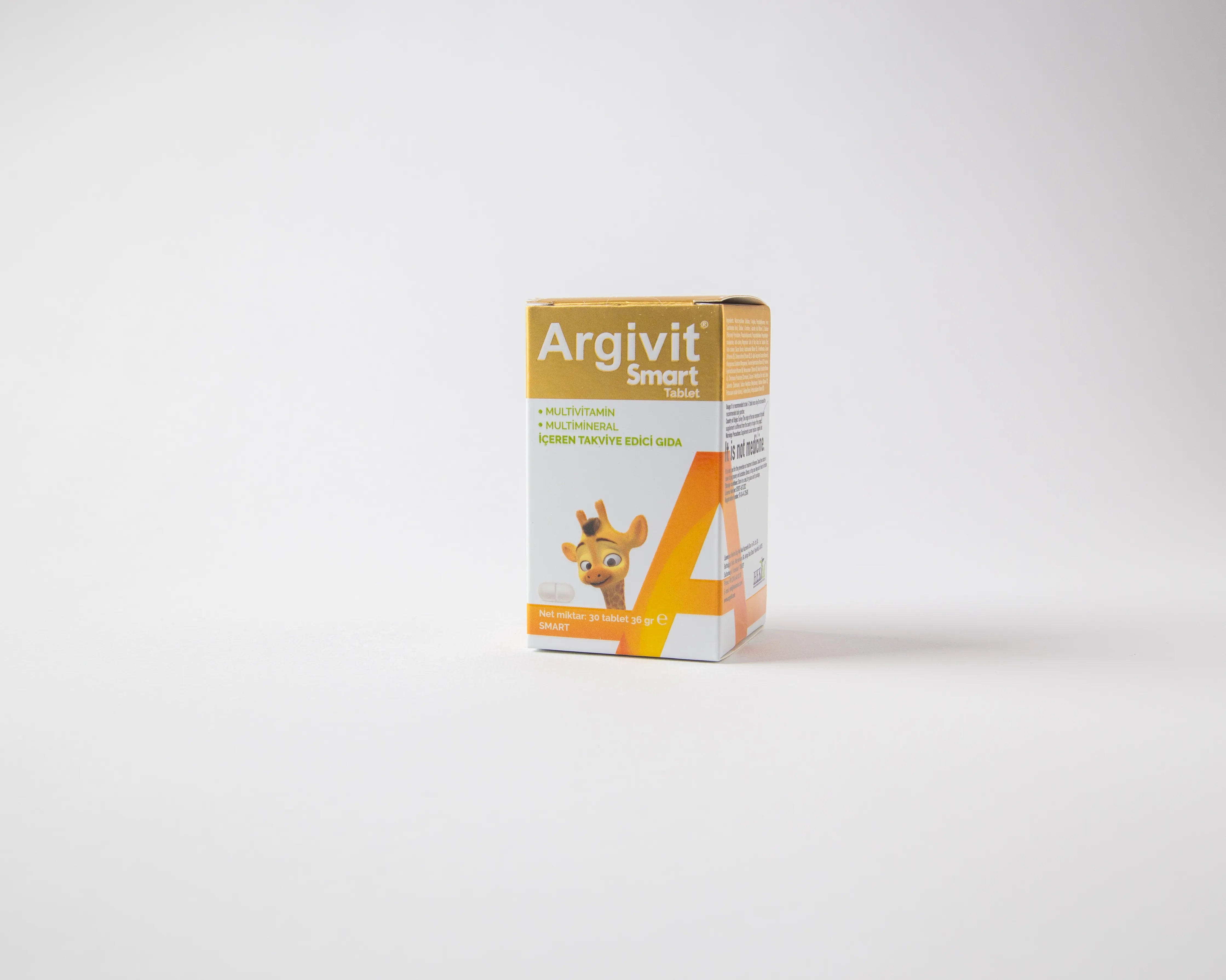 ArgiVite Smart for Adults - 30 Tablets | Supports Mental and Physical Growth with a Complete Turkish Capsule