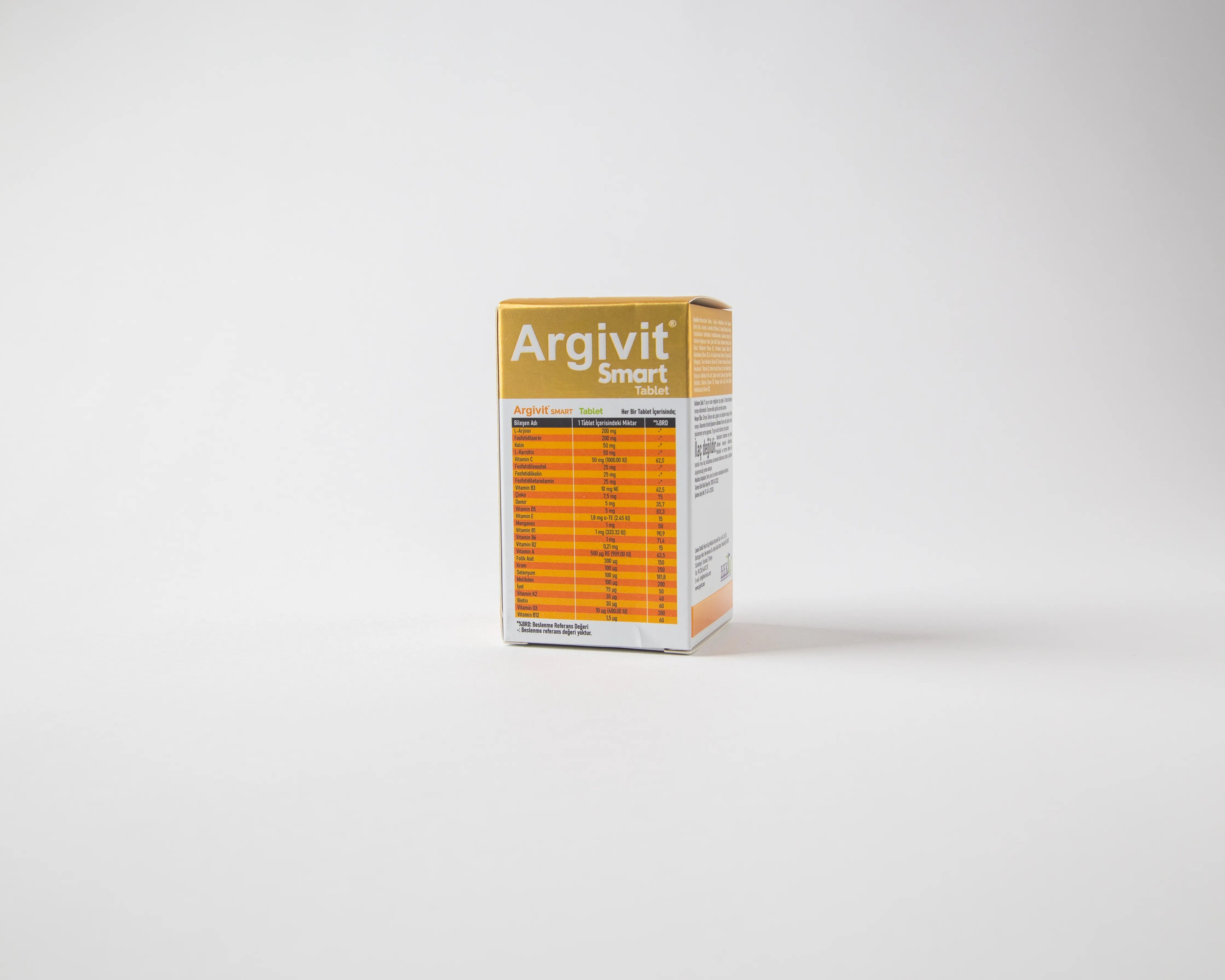 ArgiVite Smart for Adults - 30 Tablets | Supports Mental and Physical Growth with a Complete Turkish Capsule