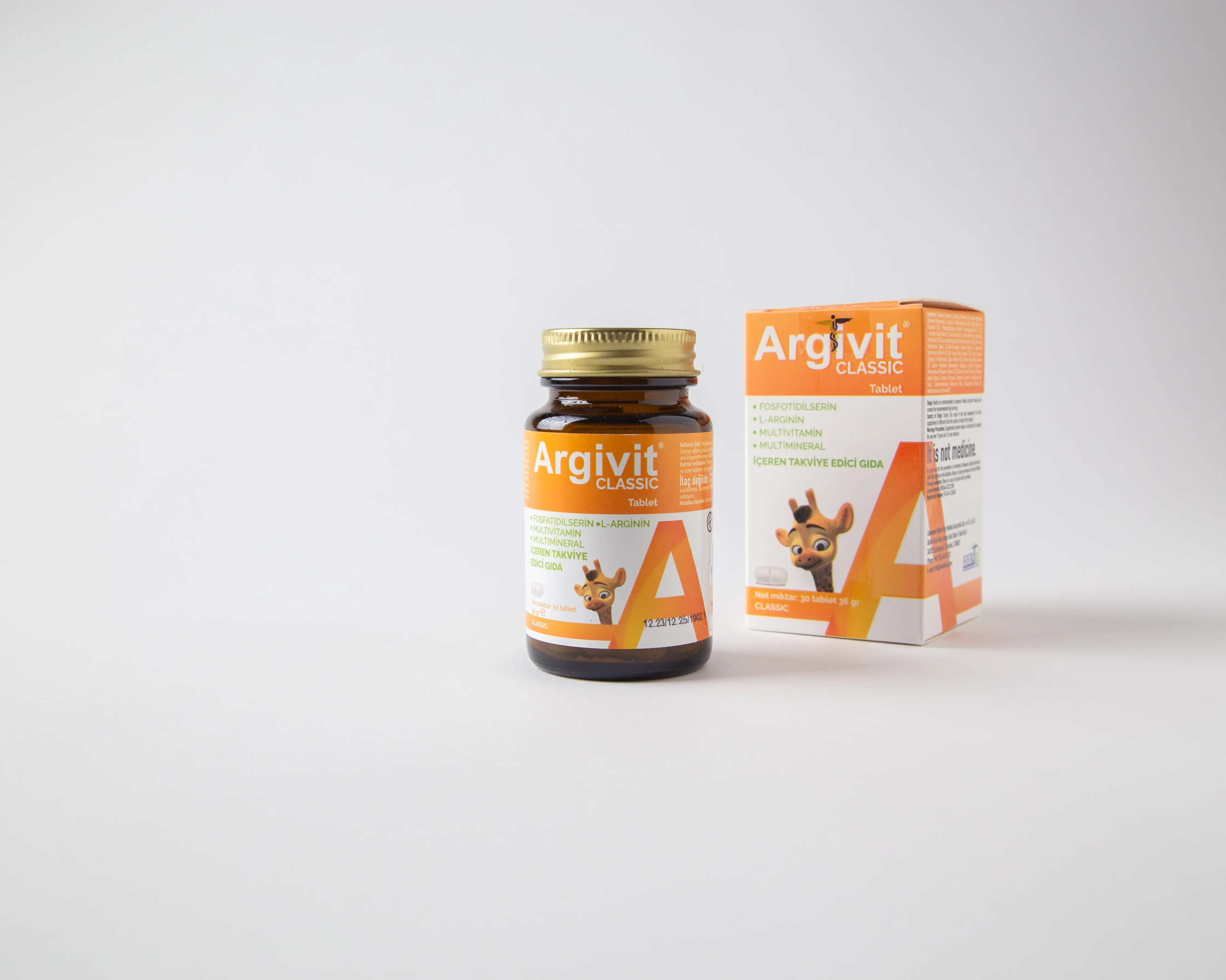 ArgiVite Classic - Food supplement to improve concentration and memory for children and teens | 30 tablets