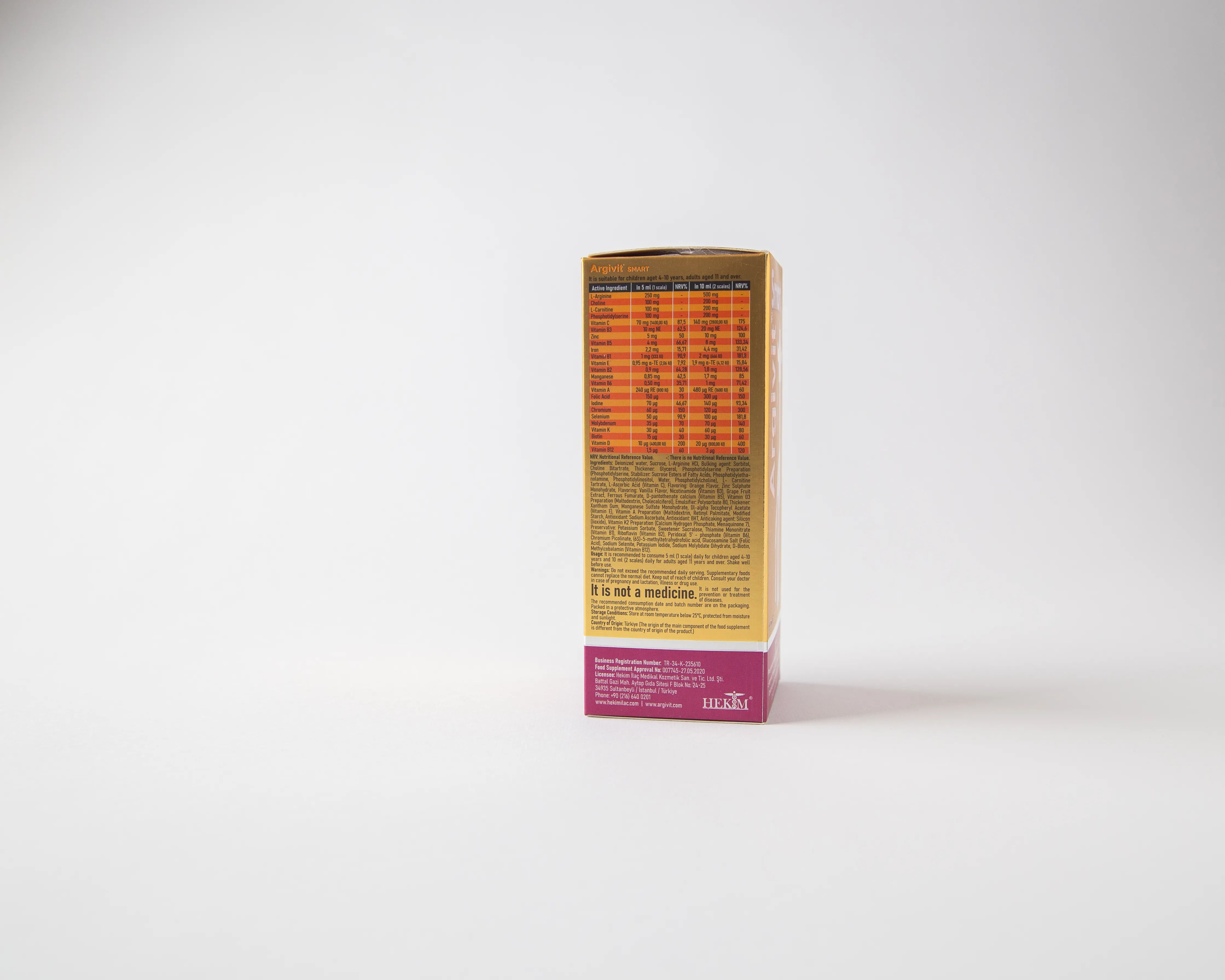 ArgiVite Smart Syrup for Kids - Supports Height, Concentration, and Mental Development | 150ml