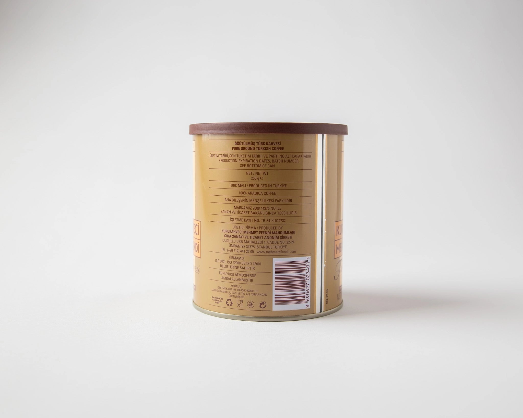 The famous Turkish coffee of Mehmet Efendi