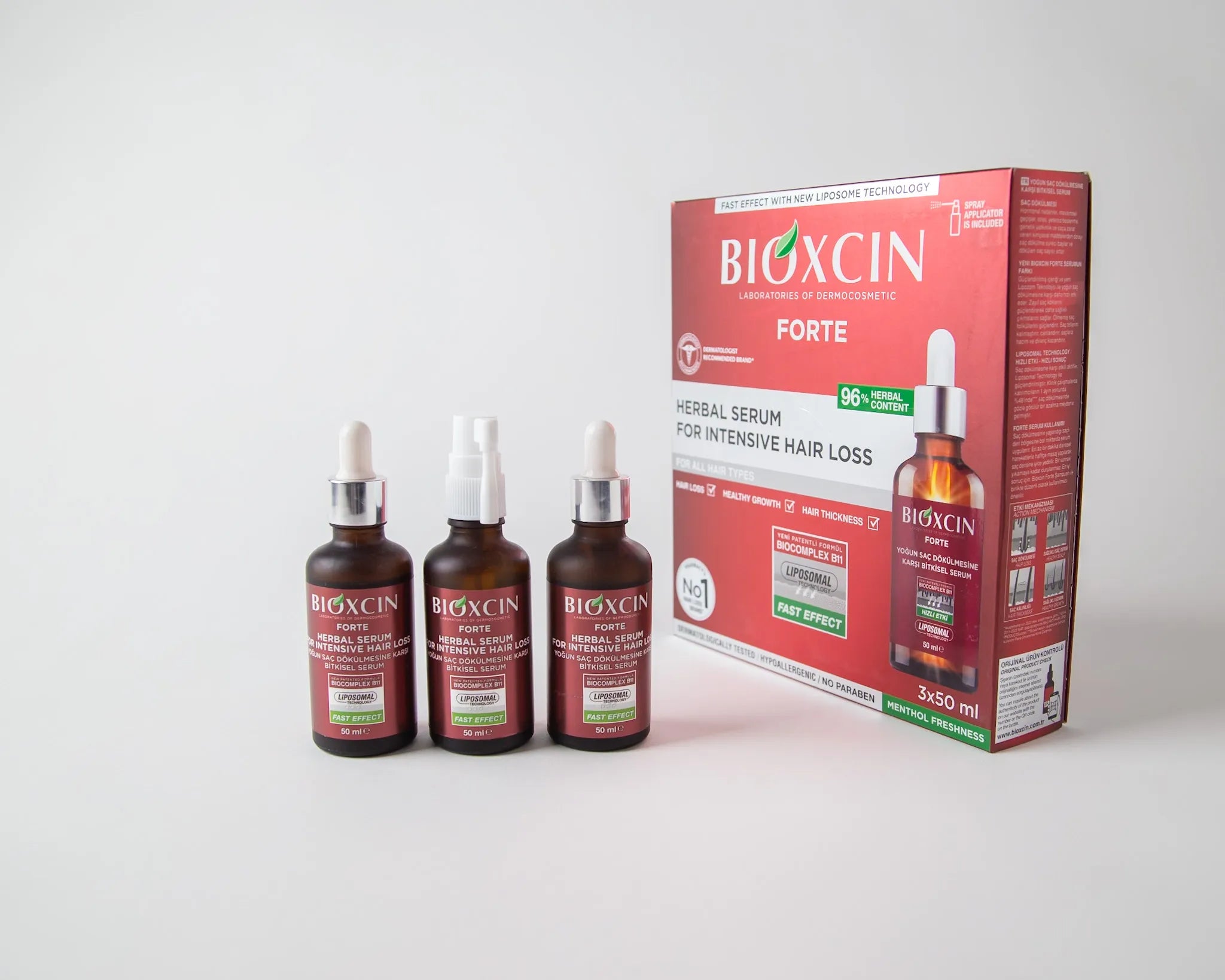 Bioxsine Forte - Intensive Herbal Serum for Hair Loss Treatment