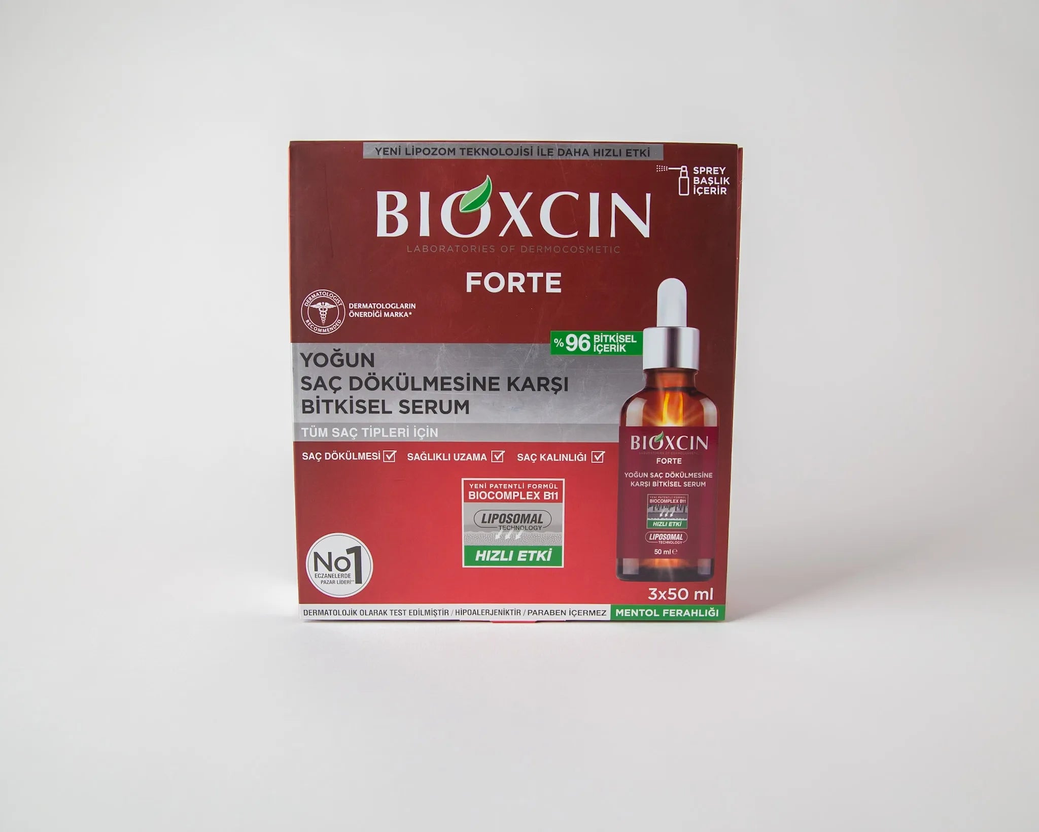 Bioxsine Forte - Intensive Herbal Serum for Hair Loss Treatment