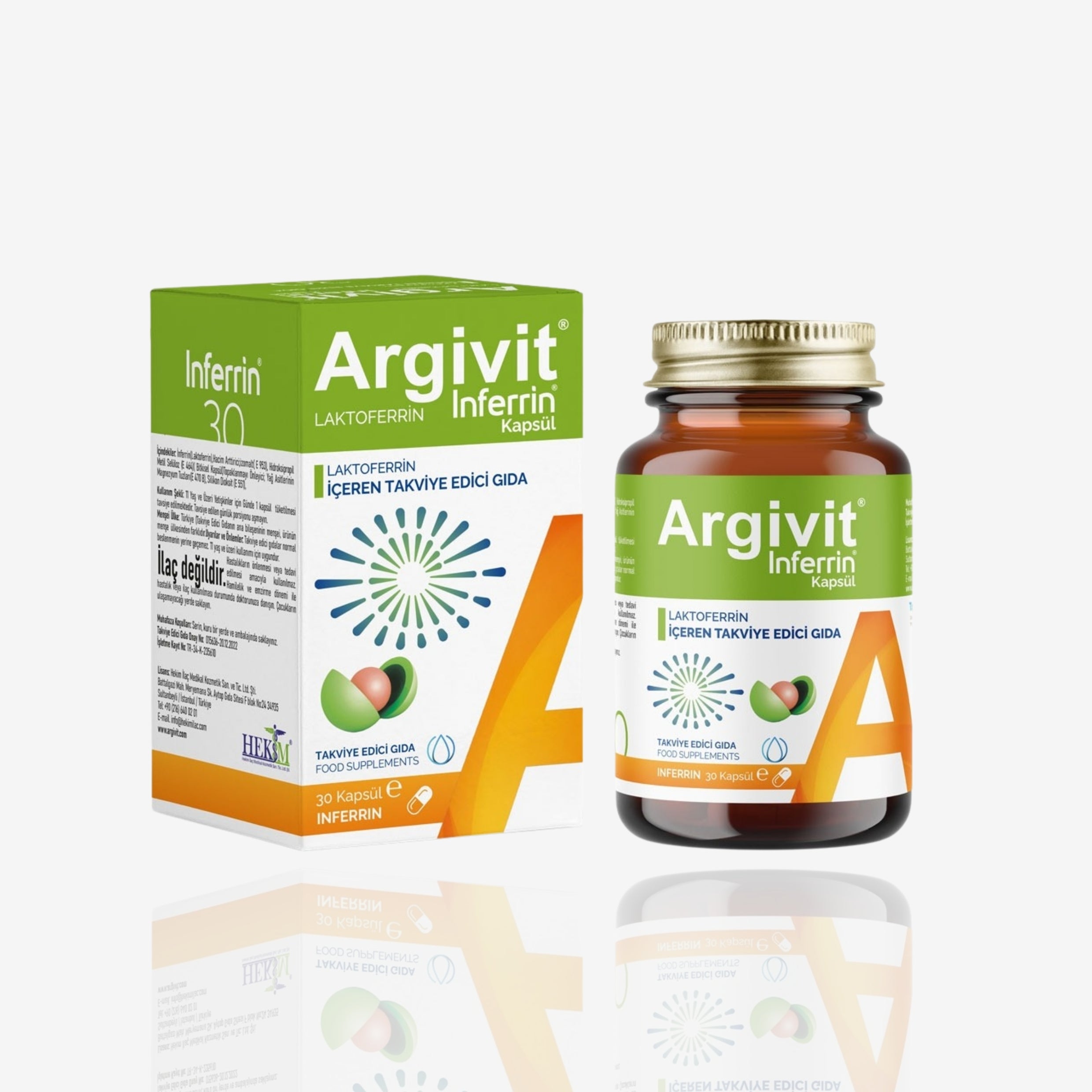 مكمل غذائي أرجيفيت انفيرين للبالغين