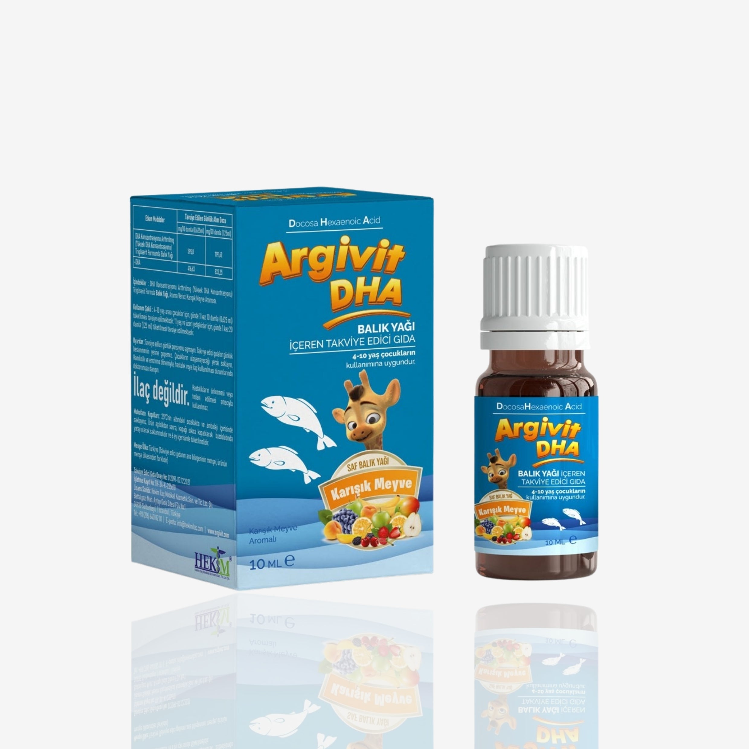 Omega 3 Argivit - Fish Oil 10ml DHA