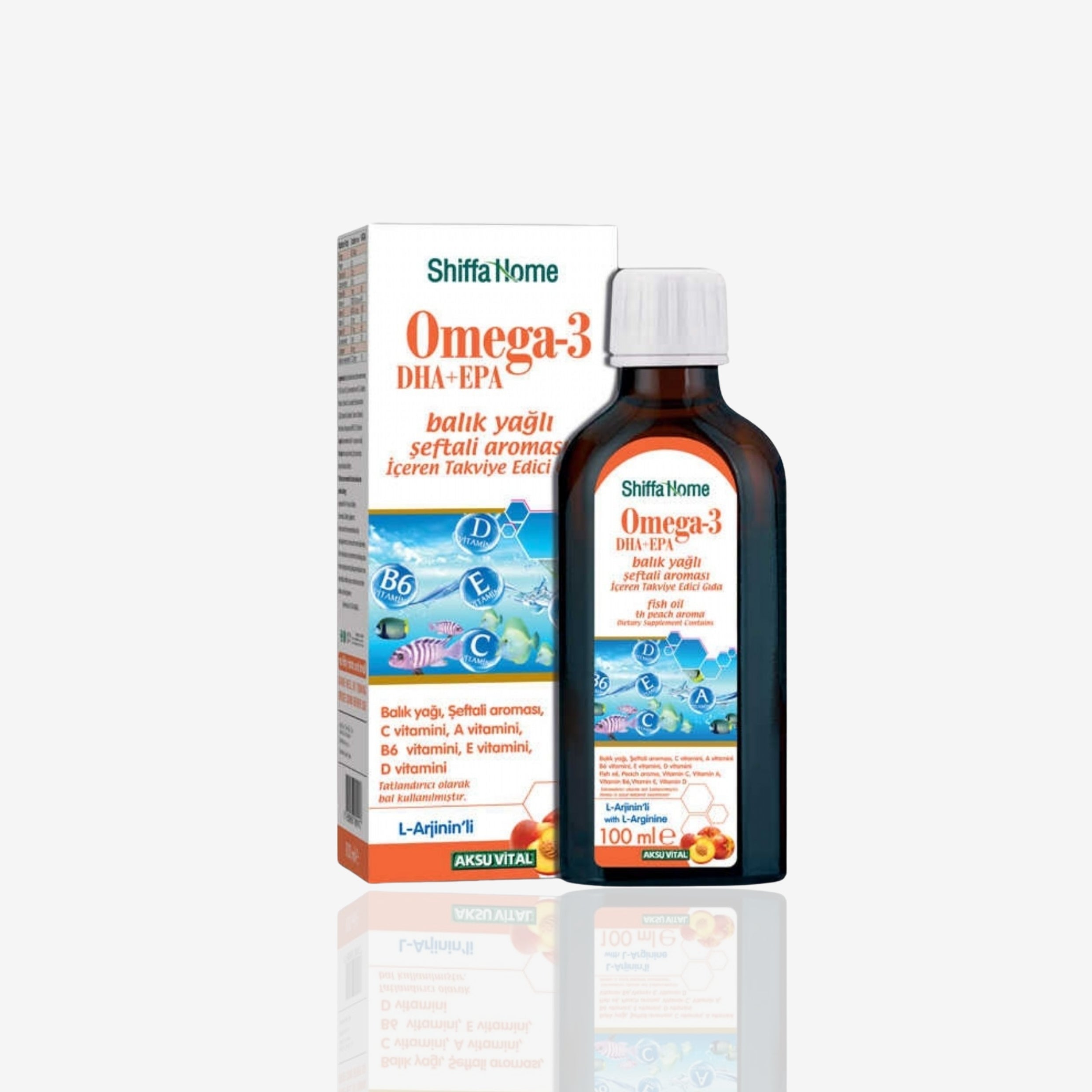 شراب أوميجا 3 من شيفا هوم 100 مل