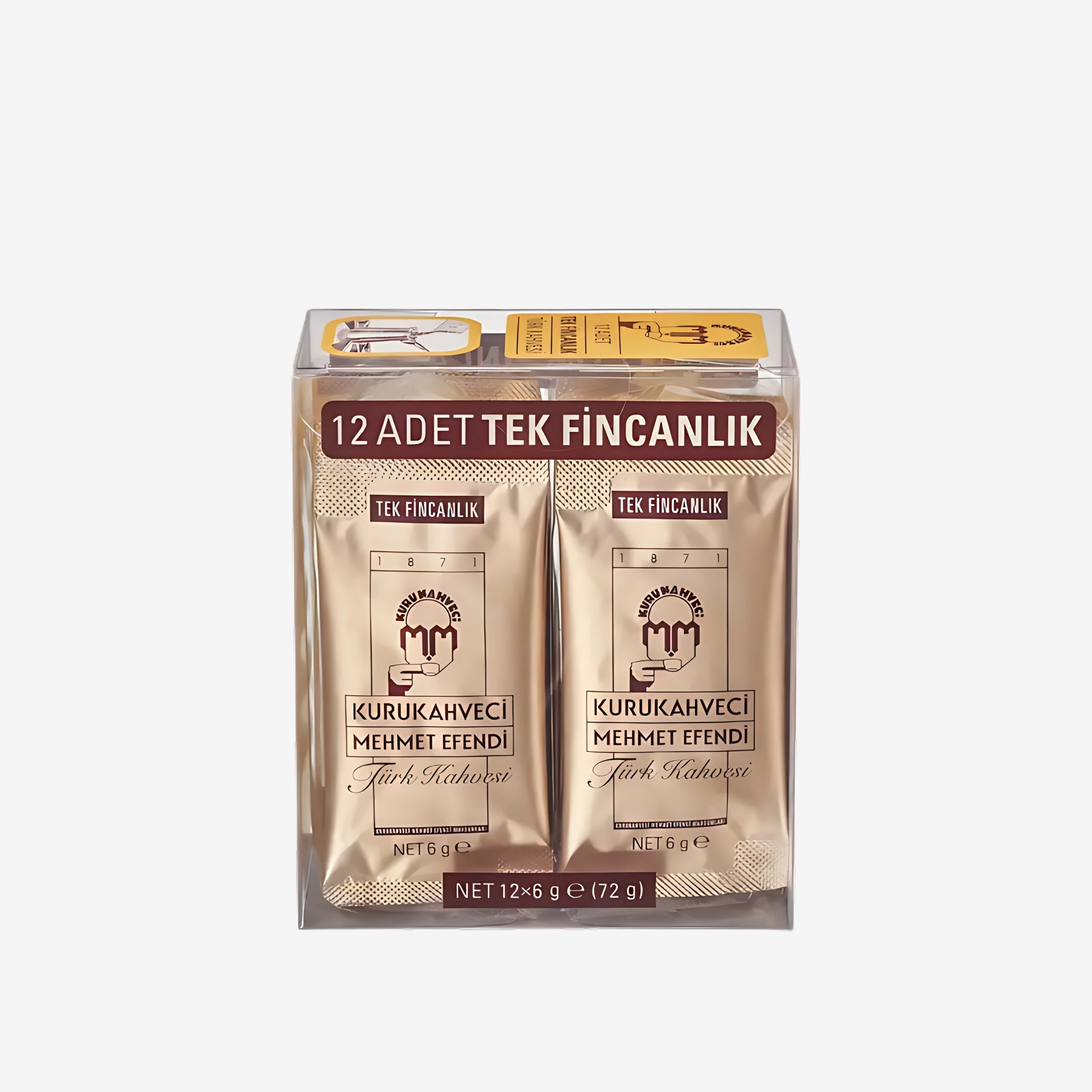 Mehmet Efendi Coffee with Pure Turkish Flavor - 12 Bags