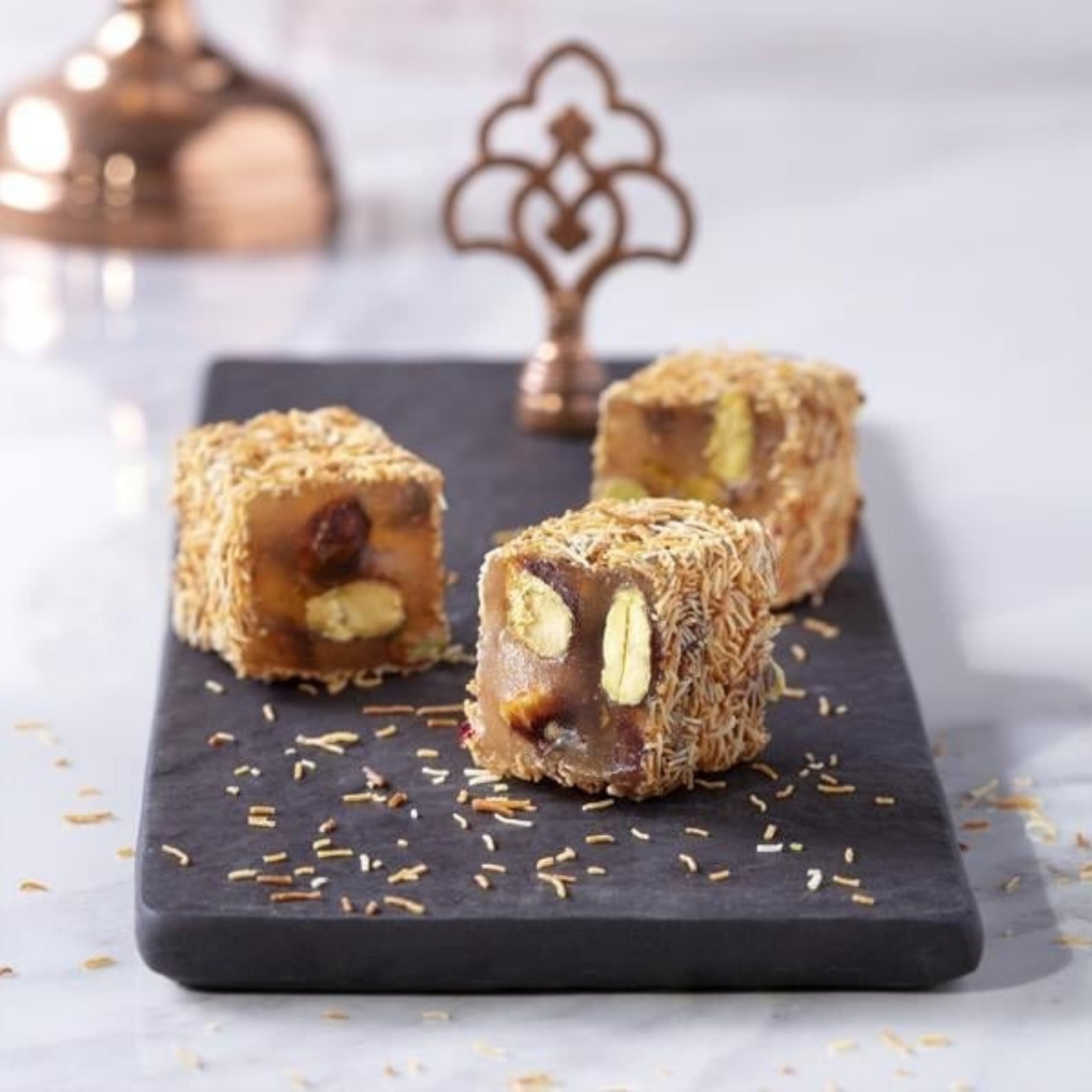 راحة حلقوم تركية محشوة بالمكسرات من شيكارجي جافر إيرول