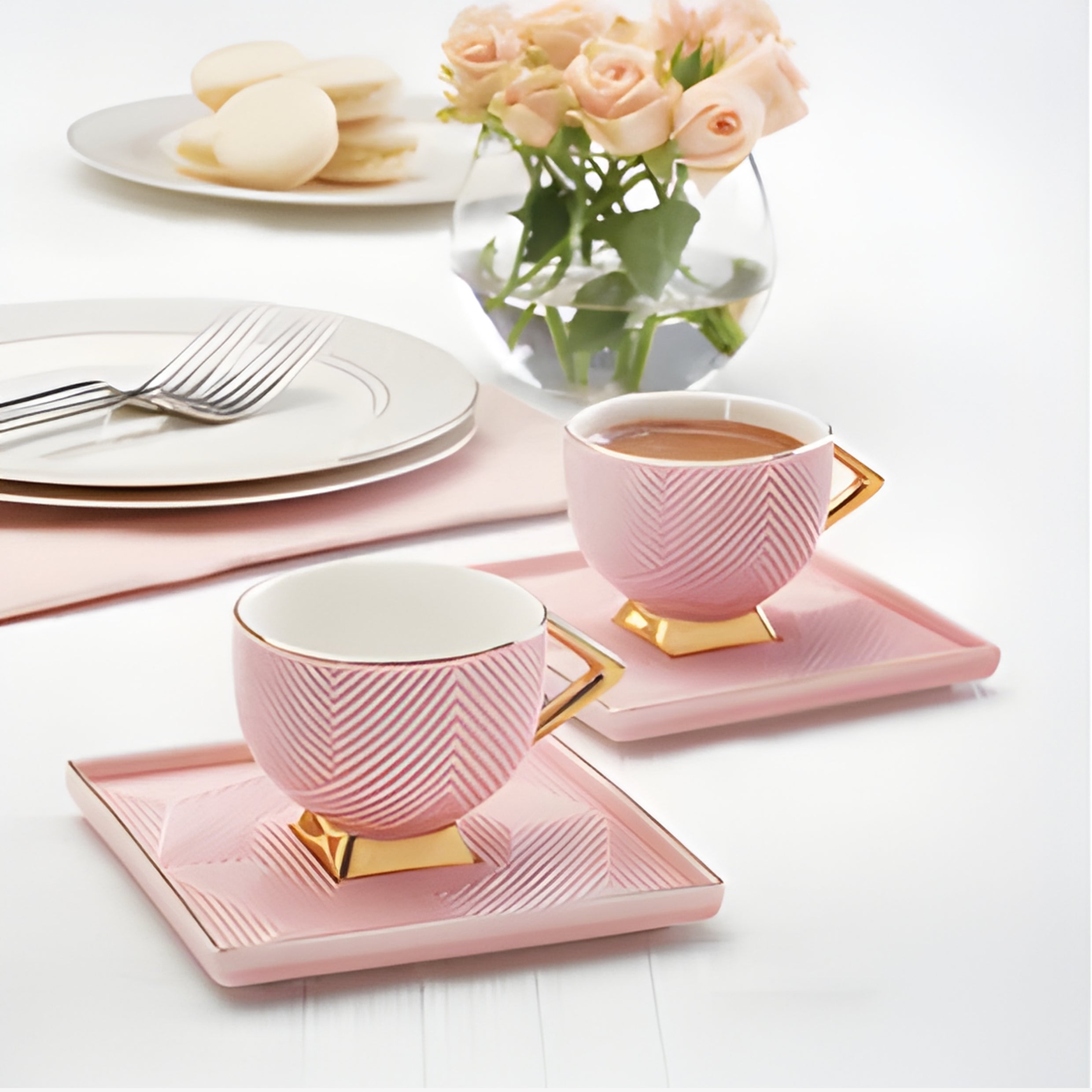 طقم فناجين قهوة تركية من كاراجا Karaca