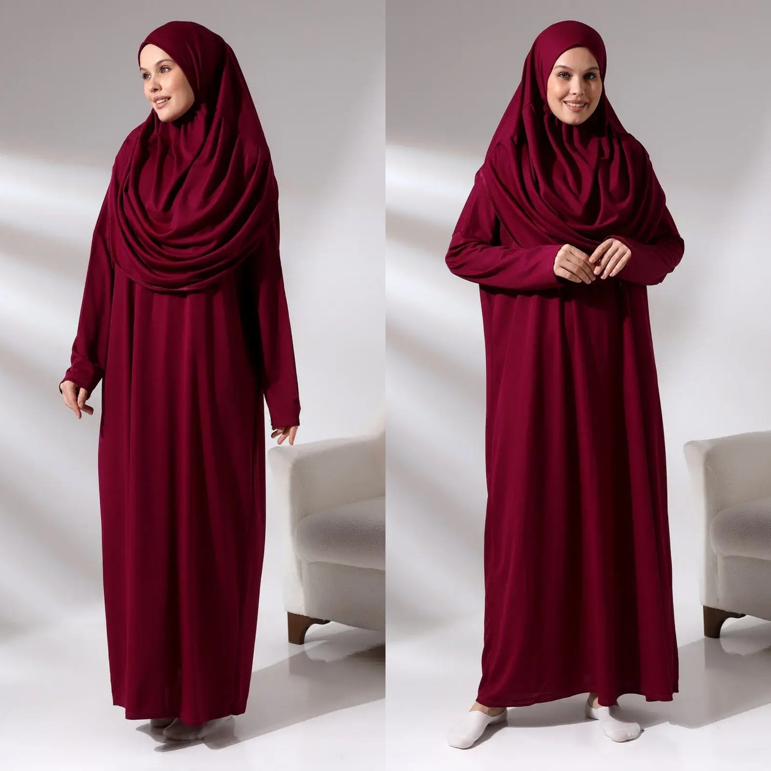 فستان صلاة قطعة واحدة – راحة وأناقة بخشوع كامل ihvan