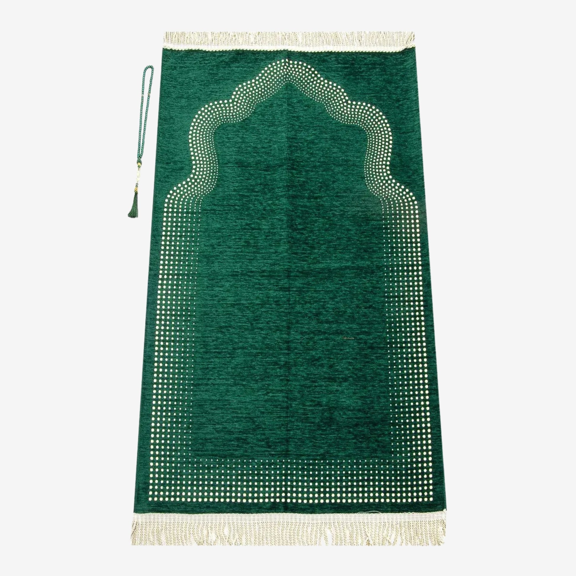 سجادة صلاة من الشانيل السادة بنقش المحراب ihvan