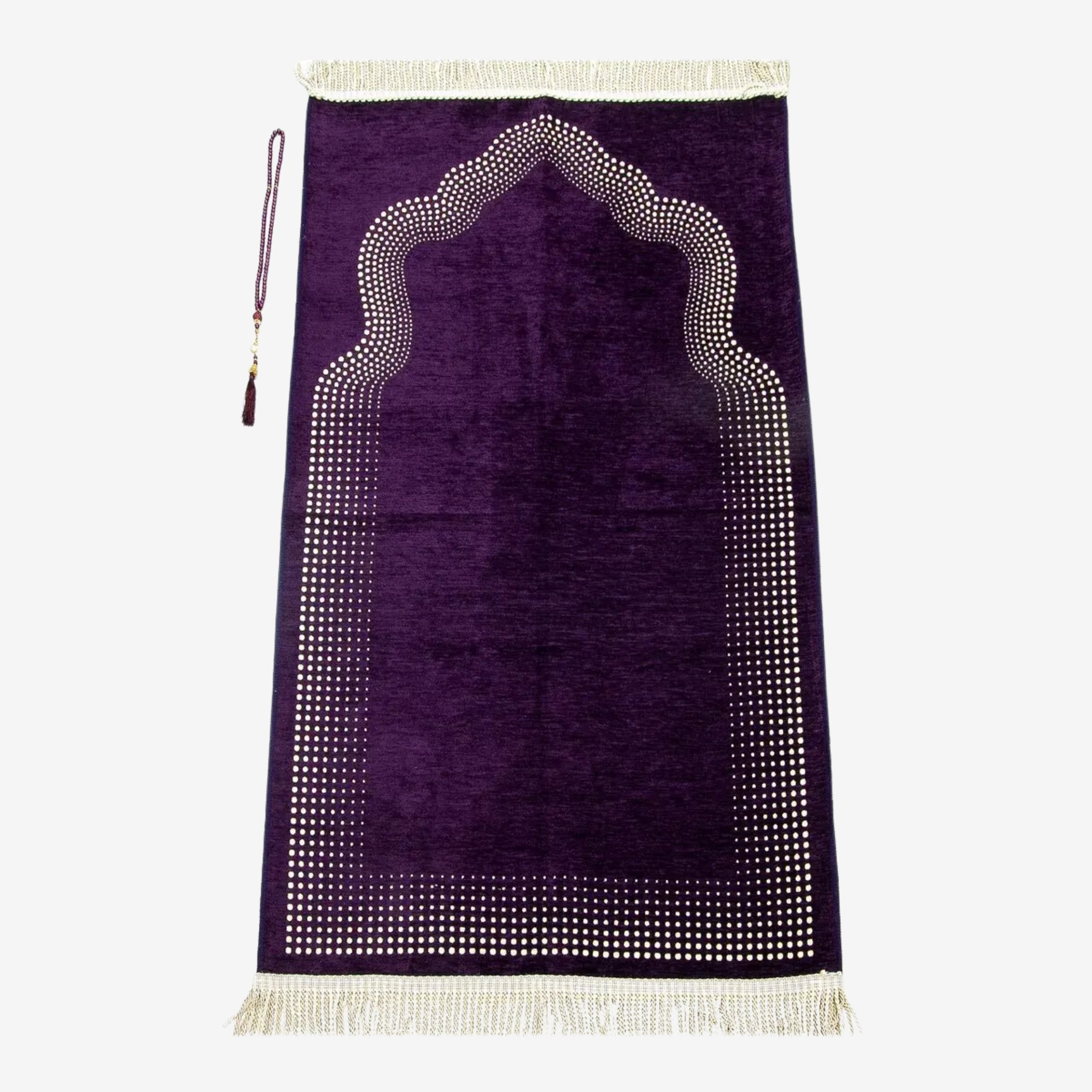 سجادة صلاة من الشانيل السادة بنقش المحراب ihvan