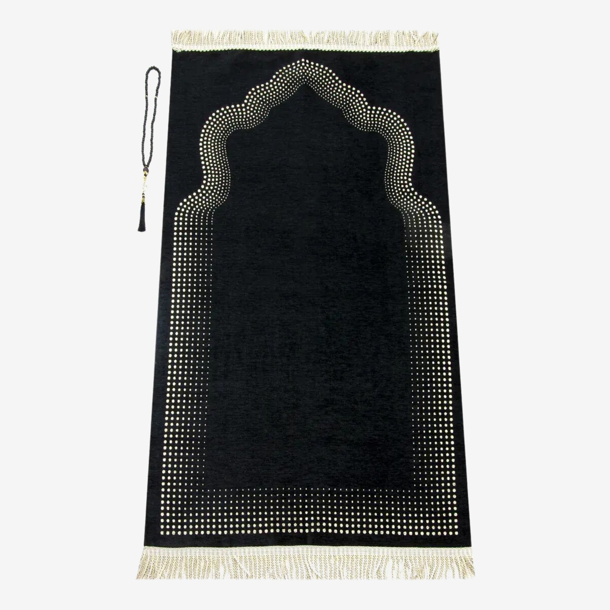 سجادة صلاة من الشانيل السادة بنقش المحراب ihvan