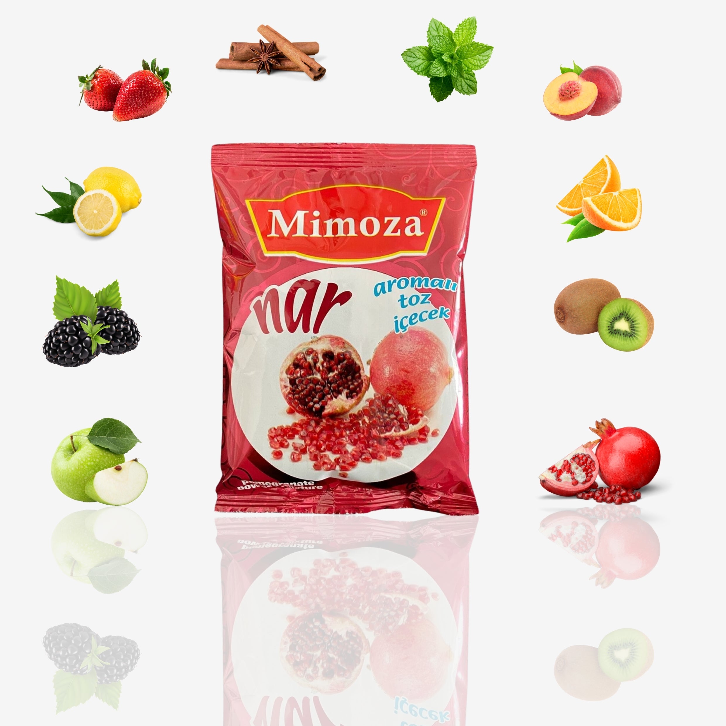 مسحوق شاي ميموزا – نكهات فواكه طبيعية خلابة