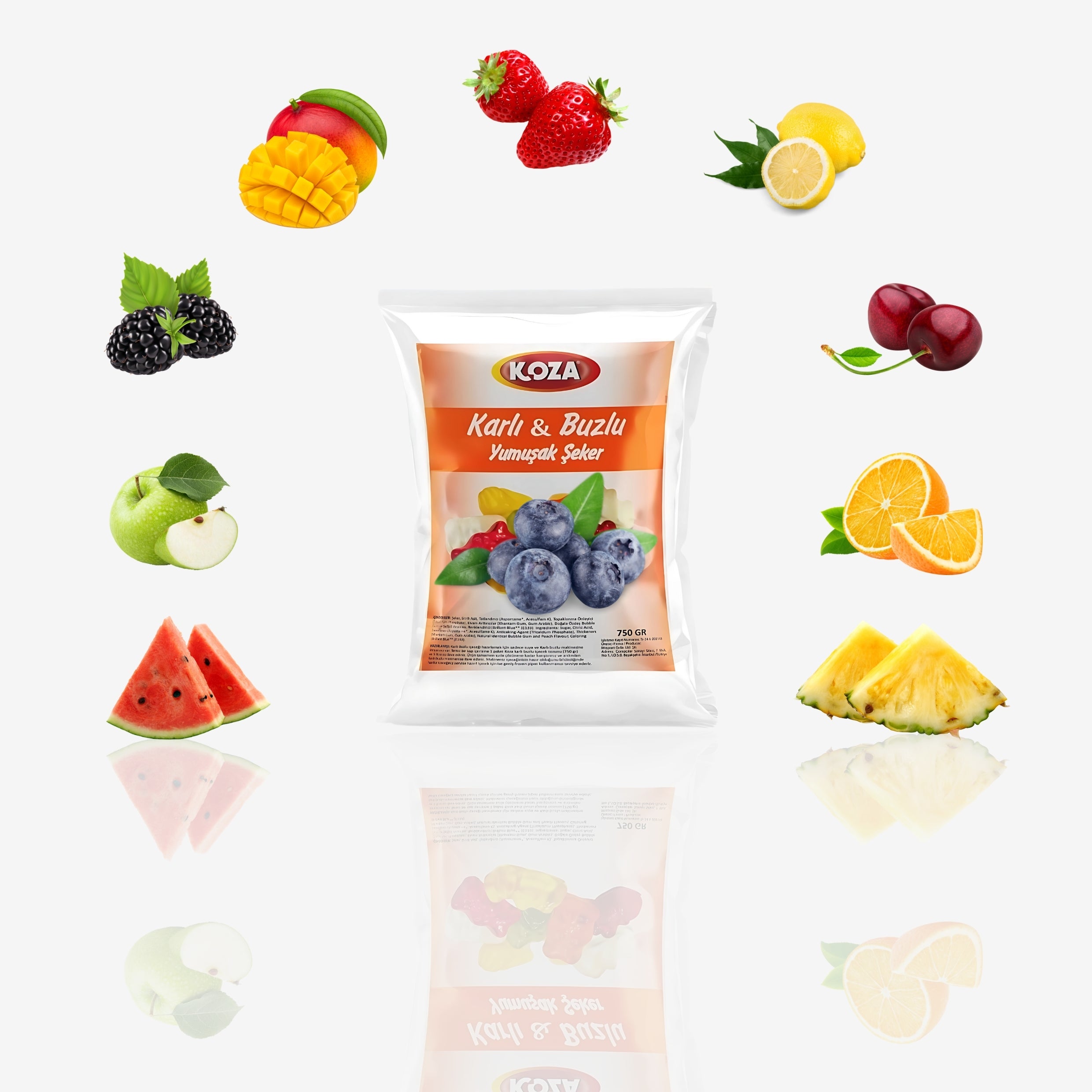 Koza Iced Drink Powder - Rich and Refreshing Natural Flavors (Small Size)