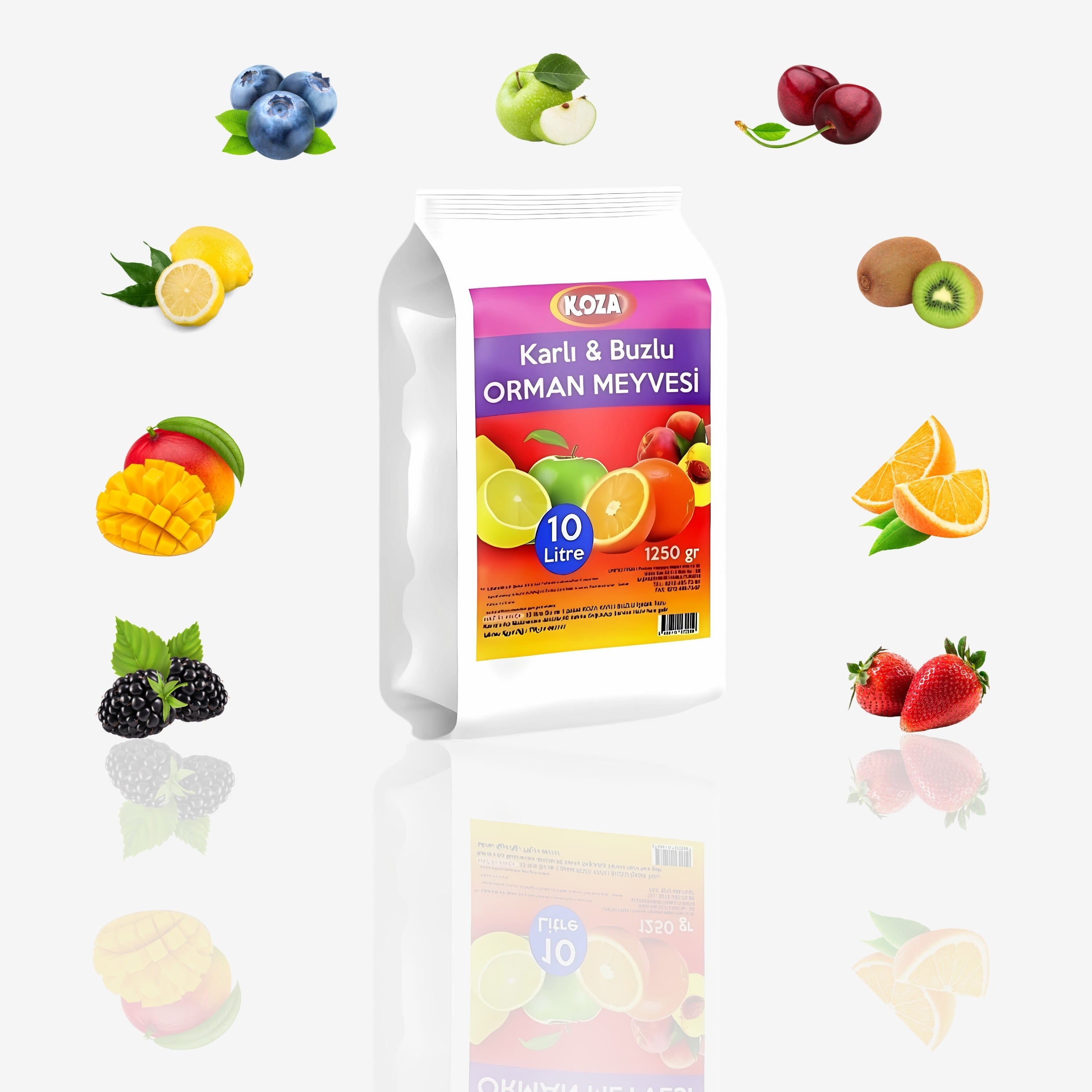 Koza Iced Drink Powder - Rich and Refreshing Natural Flavors (Large Size)