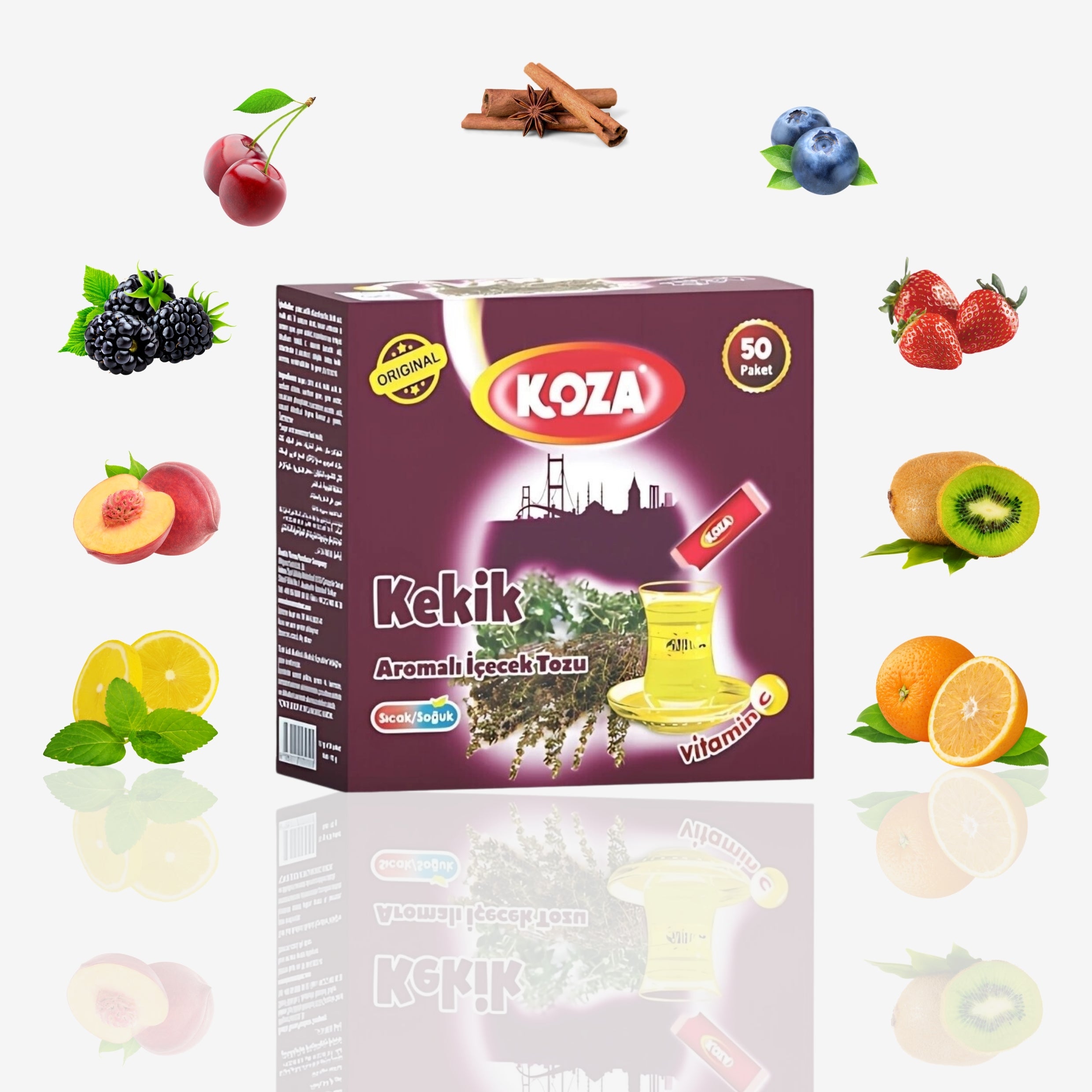 Koza Instant Tea - Natural Flavors Rich in Vitamins