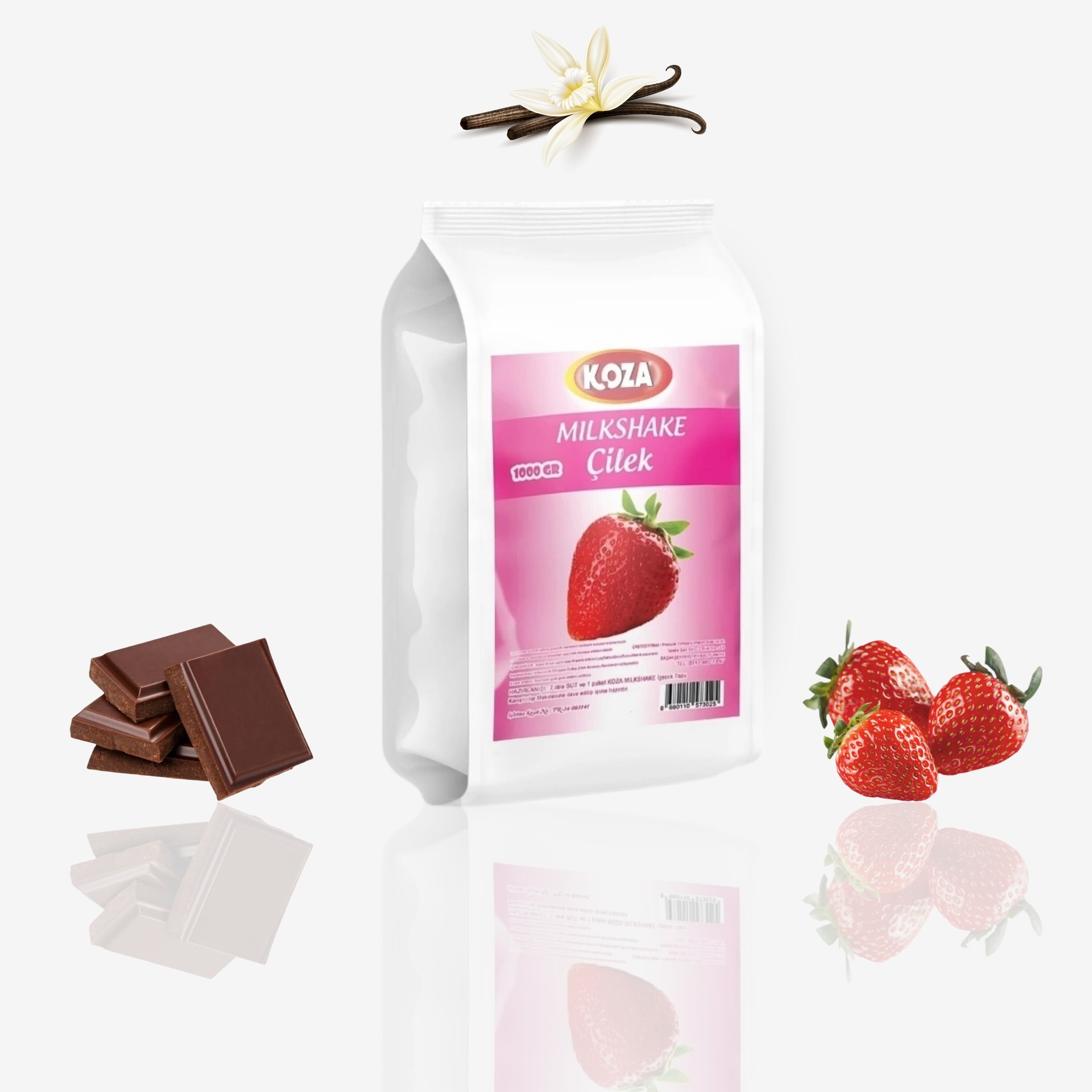 Koza Milkshake Powder in Assorted Flavors