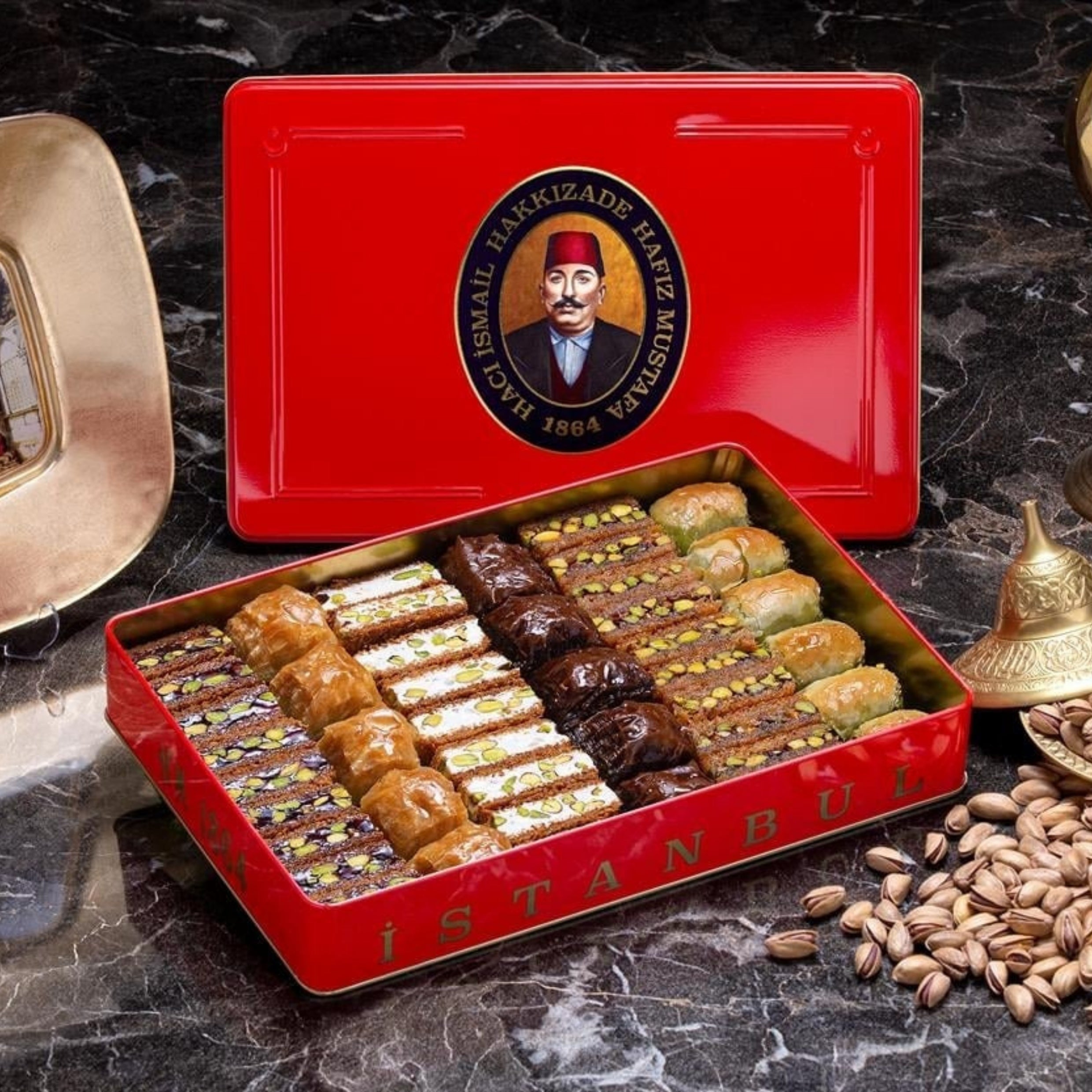 Hafiz Mustafa's luxurious Qatayef and Pistachio selection