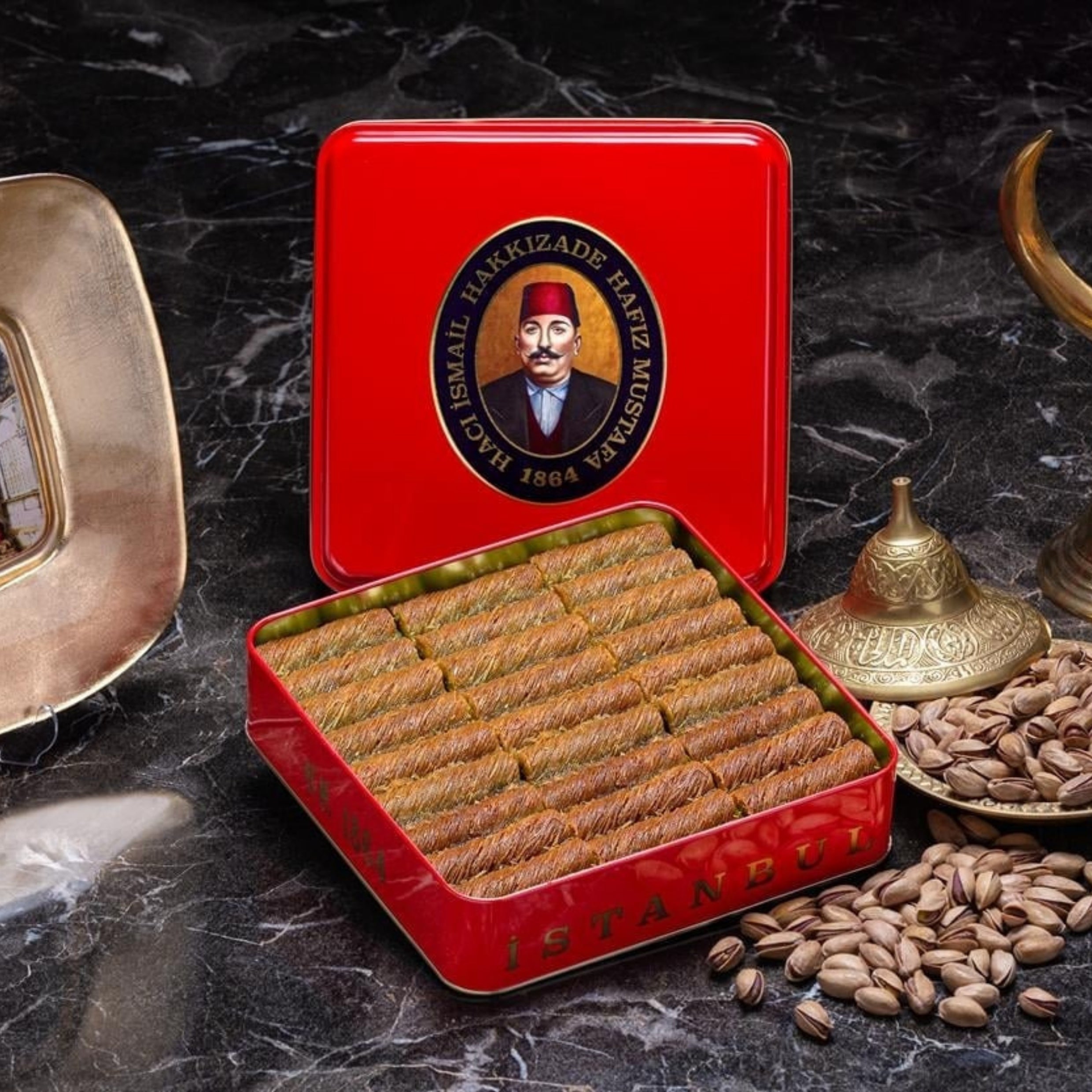 Antep Qatayef Wrapped with Pistachios by Hafiz Mustafa