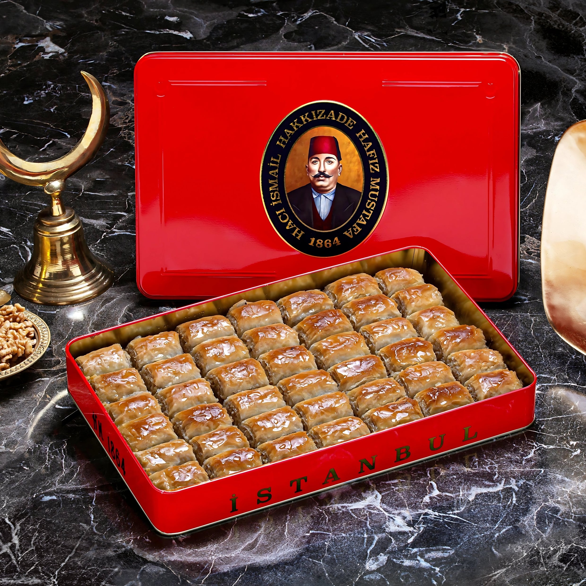Ankara Baklava with Walnuts by Hafiz Mustafa