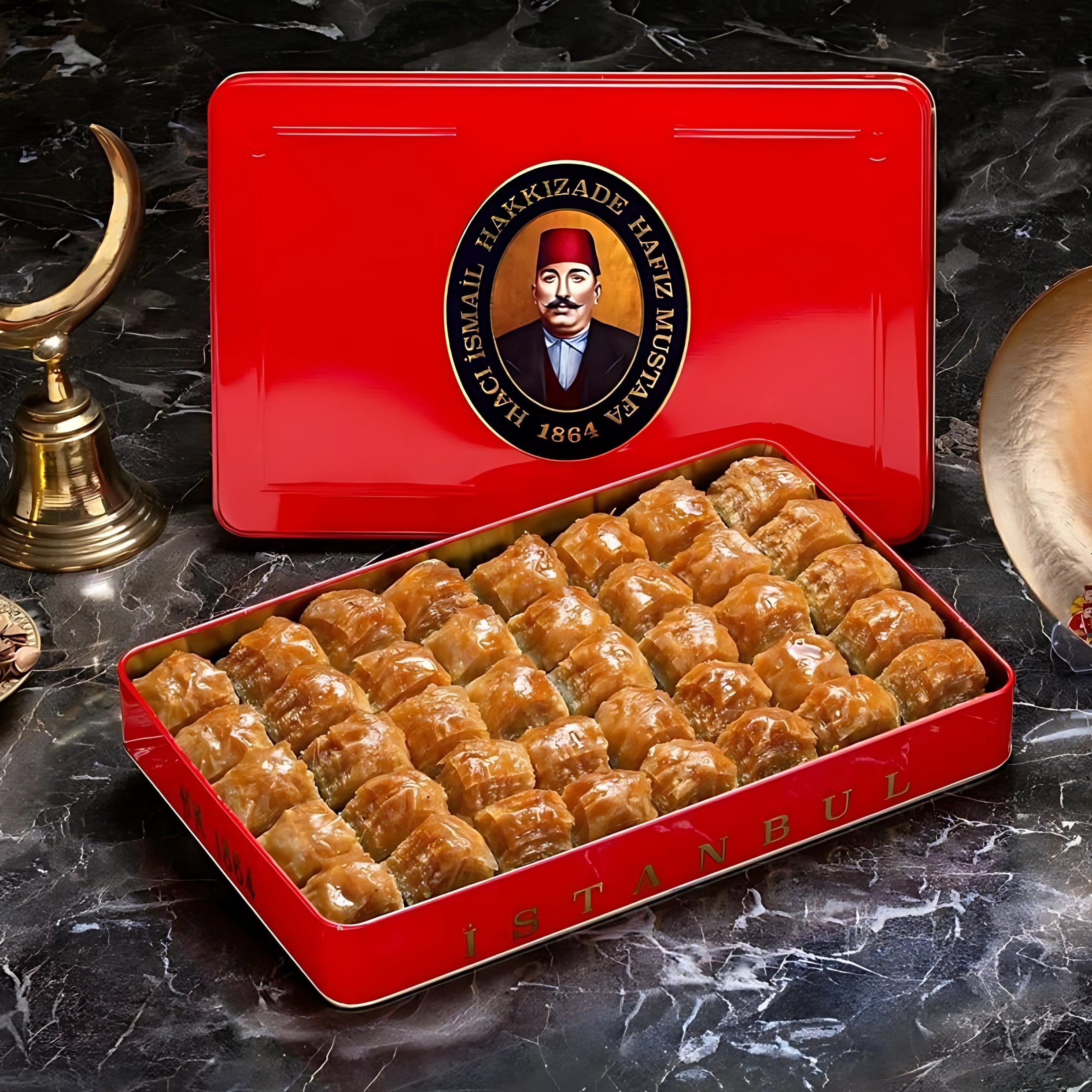 Dry Baklava with Pistachios by Hafiz Mustafa