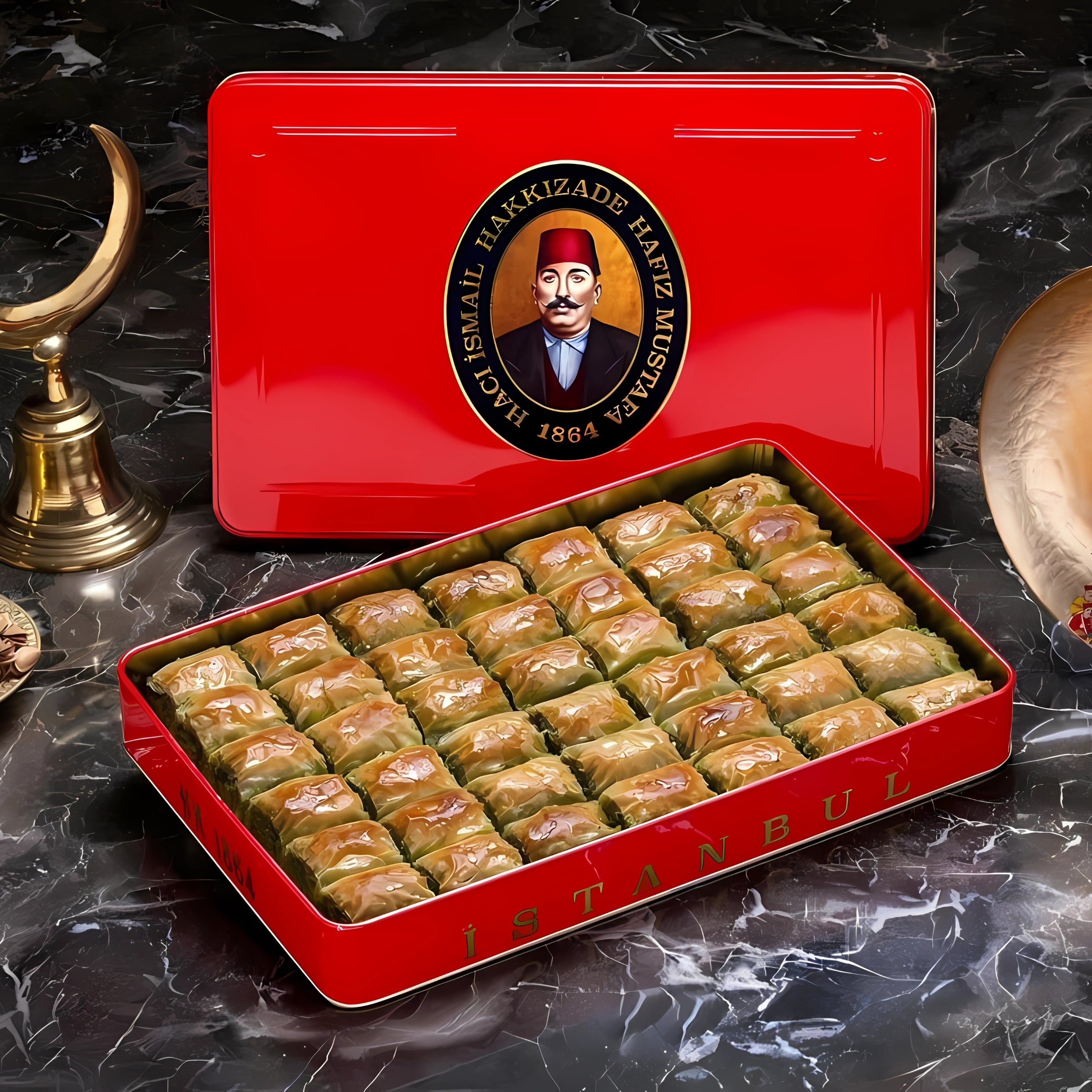 Ankara Baklava with Pistachios by Hafiz Mustafa