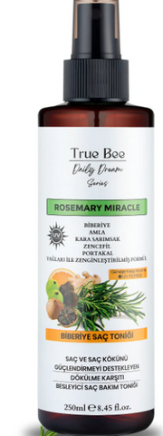 True Bee Daily Dream Series | Saç Oluşumunu Destekleyen Kök Güçlendirici Biberiye Kompleks Tonik 250 ml